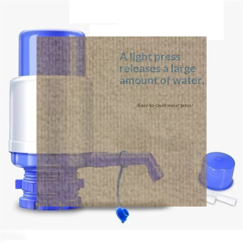 Manual Hand Press Water Pump Dispenser Reusable Bottle Water Suction Pump No Electricity Needed For Home Office Drinking Water