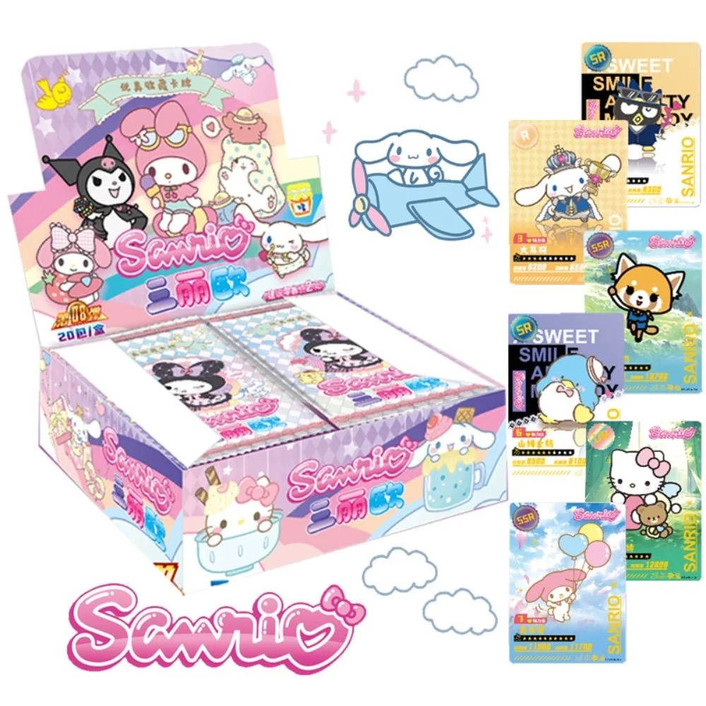 

Sanrio коллекция открыток для детей лечение без усилий Hello Kitty Charmmy Kitty Cinnamoroll ограниченная мультяшная открытка детские подарки