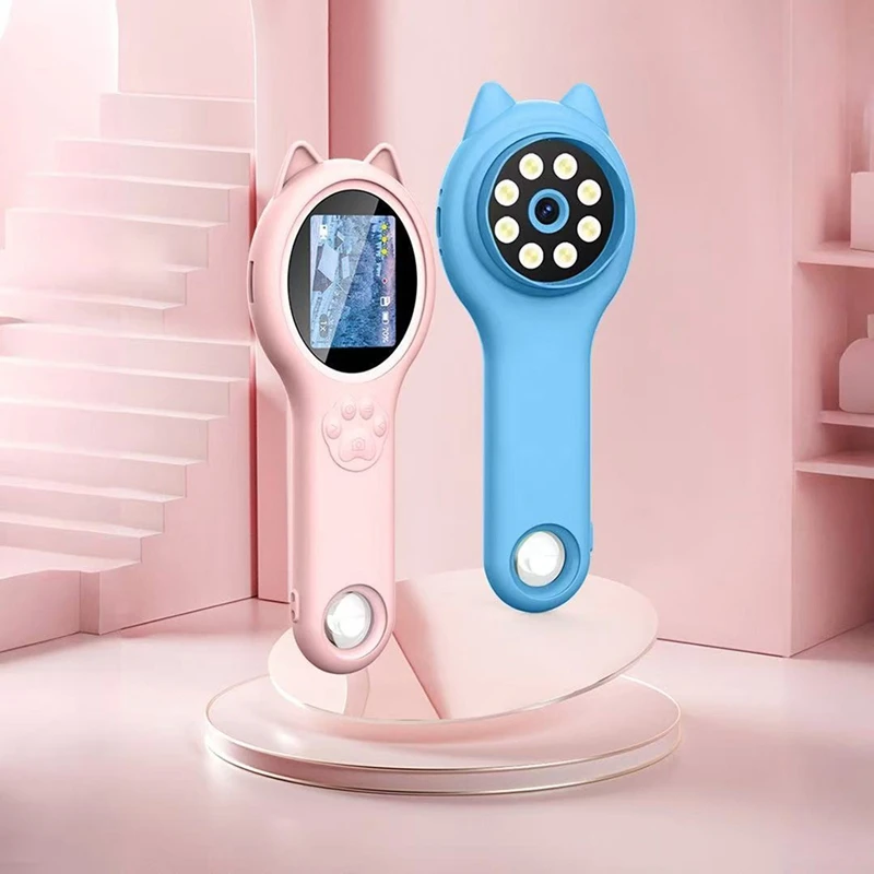 

Цифровой ручной микроскоп-лупа 500X с 2,0-дюймовым IPS-экраном, камерой, 8 светодиодами, 1 МП, электронный увеличитель, 64 ГБ, A-A25R