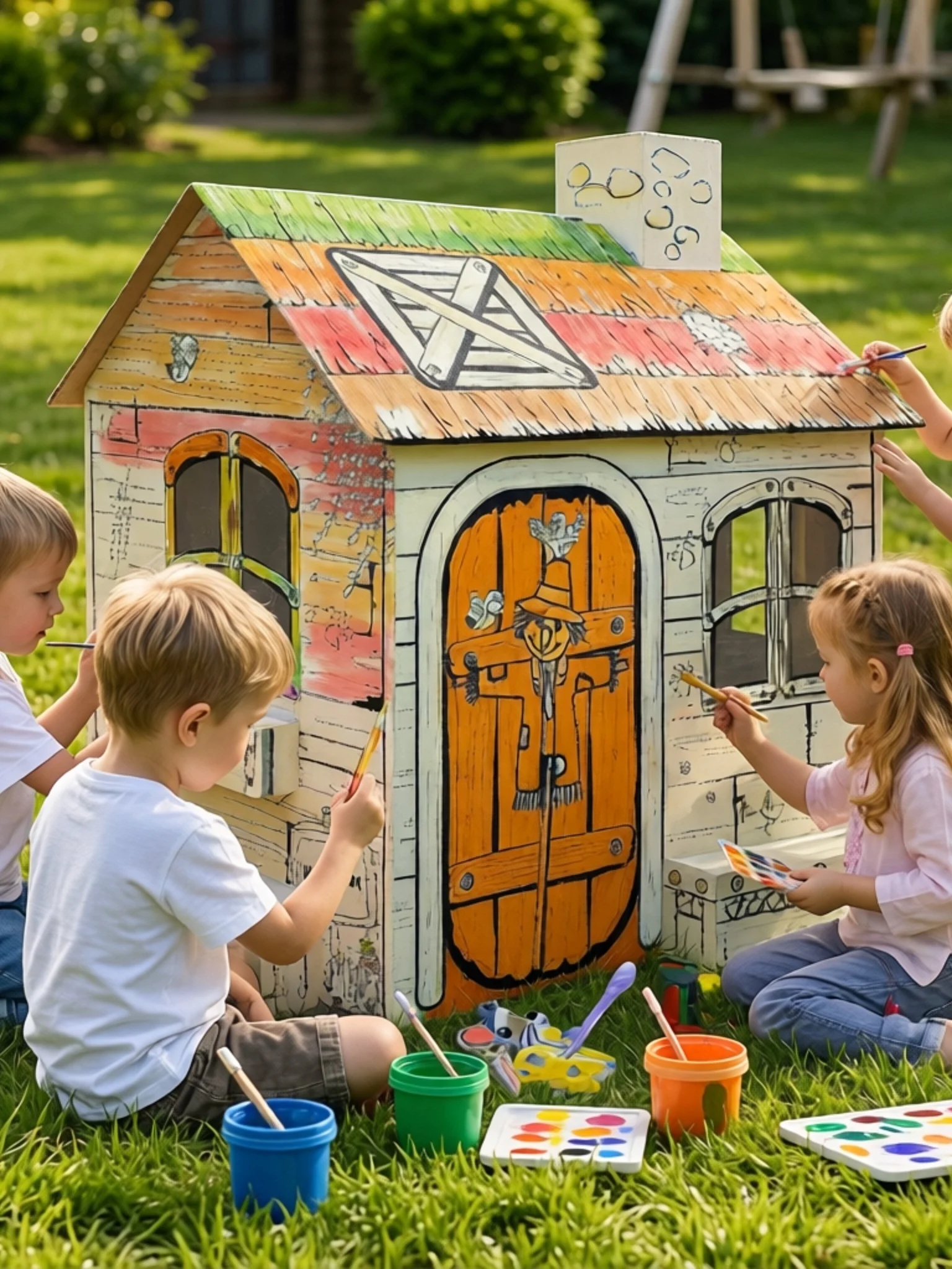 casetta-in-cartone-fai-da-te-per-bambini-modello-da-colorare-gioco-di-assemblaggio-casa-giocattolo-in-carta-modellabile