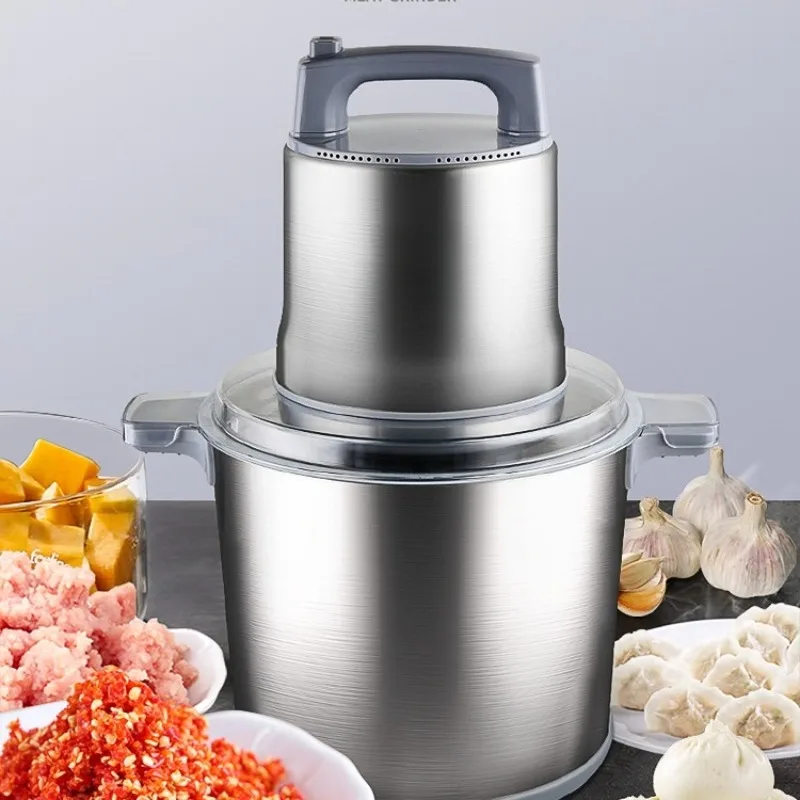 

Meat Grinder, Commercial Large Capacity, Multifunctional Household Electric Stainless Steel, High Power Mixing Meat