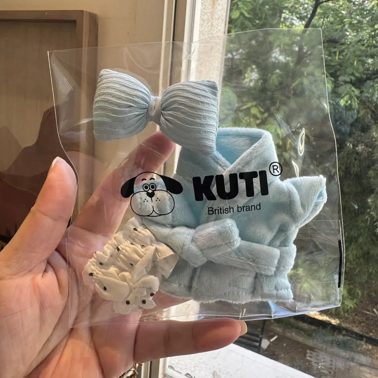 Pigiama in peluche con fiocco e pantaloni Set per accappatoio Labubu per accessori di abbigliamento fai da te per bambole Labubu V1v2v3