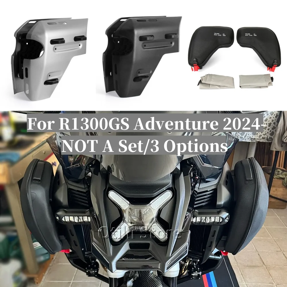 

Motorcycle Radiator Cowl Bag Fairing Tool Bag Side Panels Water Tank Guards Protector For R1300GS ADV R 1300 GS Adventure 2024-