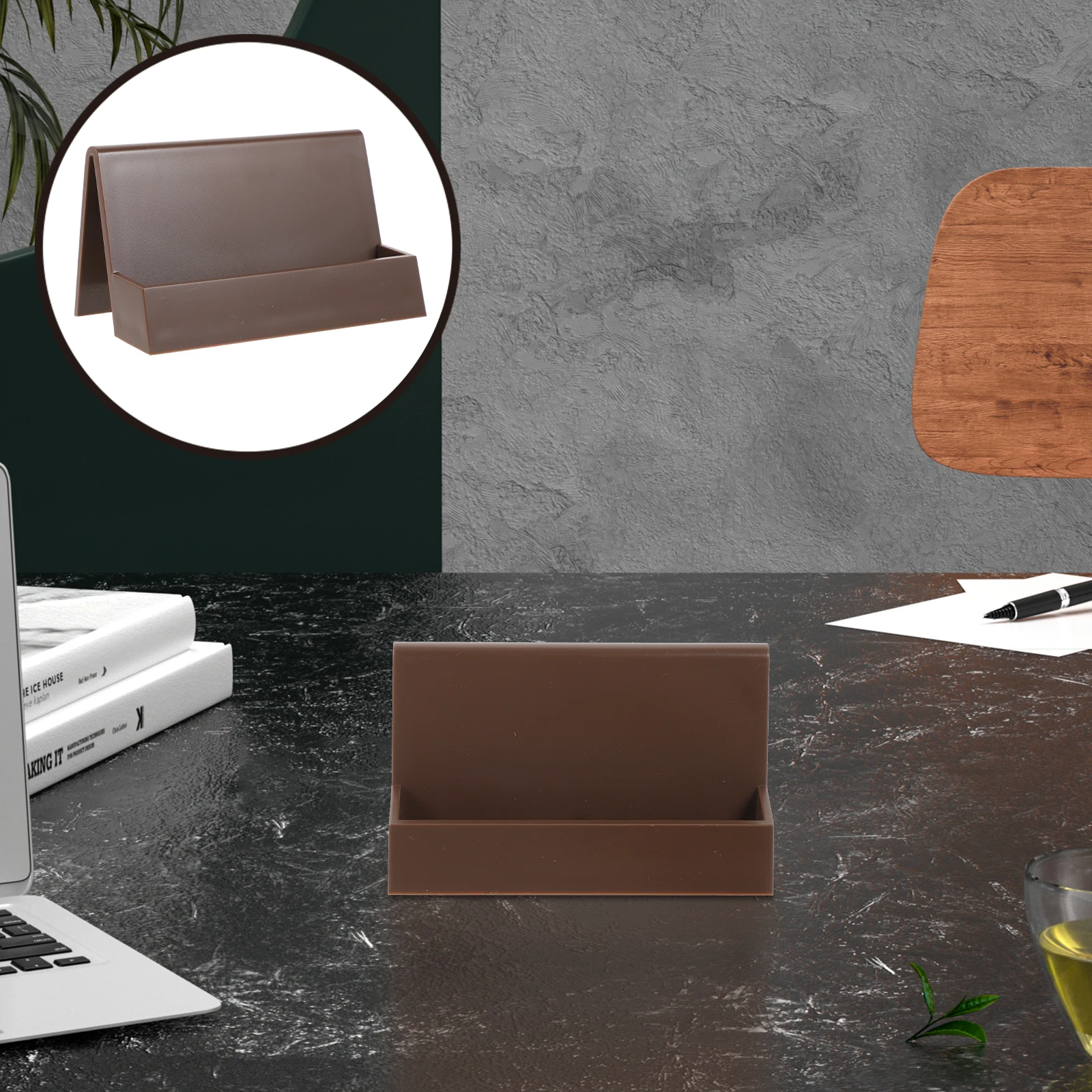 

Holder Card Rack for Desk Cards Holder Desk Office Cards ganizer Storage Card Display Decor Item