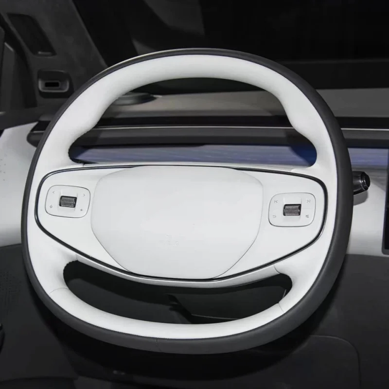 Custom Car Steering Wheel Cover Microfiber Leather For XPeng Xiaopeng G6 Non-Slip Steering Wrap Cover Car Interior Accessories