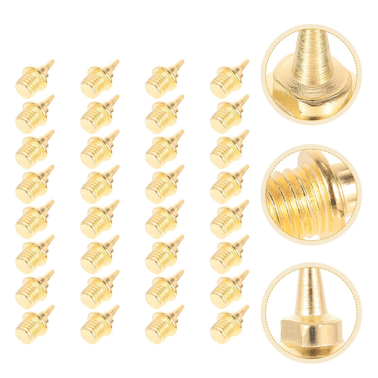 32 Pcs Spikes Nails Sprint Shoe Lighter Weight Sports Shoes Metal Short Competition