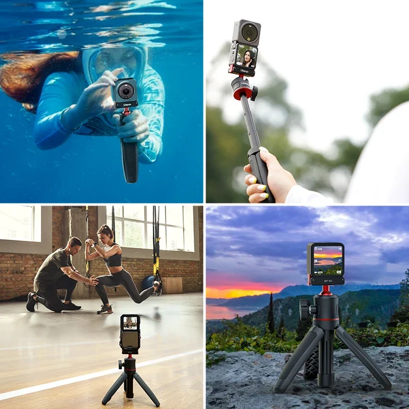 Ulanzi MT-50 Mini Magnetisch Statief Voor Dji Osmo Action 3 4 Verstelbare Statief Stand Quick Release Ballhead Action Camera Accessoire