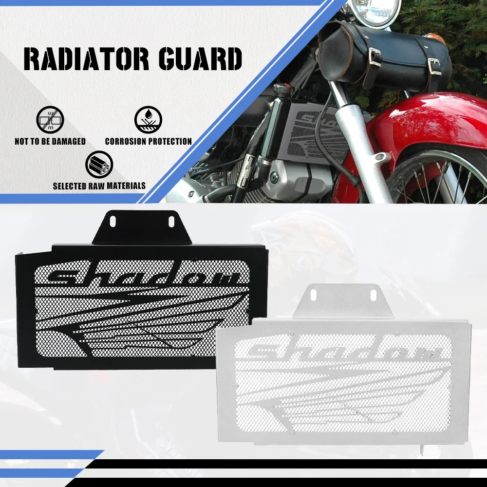 

Для Honda VT 125 Shadow 1999-2007 2006 2005 2004 защита масляного радиатора мотоцикла Shadow 125, защита решетки радиатора