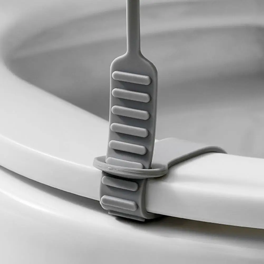 Reusable Toilet Lid Handle Silicone Toilet Seat Lifter Handle No Touch Bathroom Cover Lifter Reusable Easy for Elderly