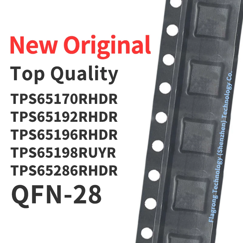 10 Pieces TPS65170RHDR TPS65192RHDR TPS65196RHDR TPS65198RUYR TPS65286RHDR QFN-28 Chip IC New Original