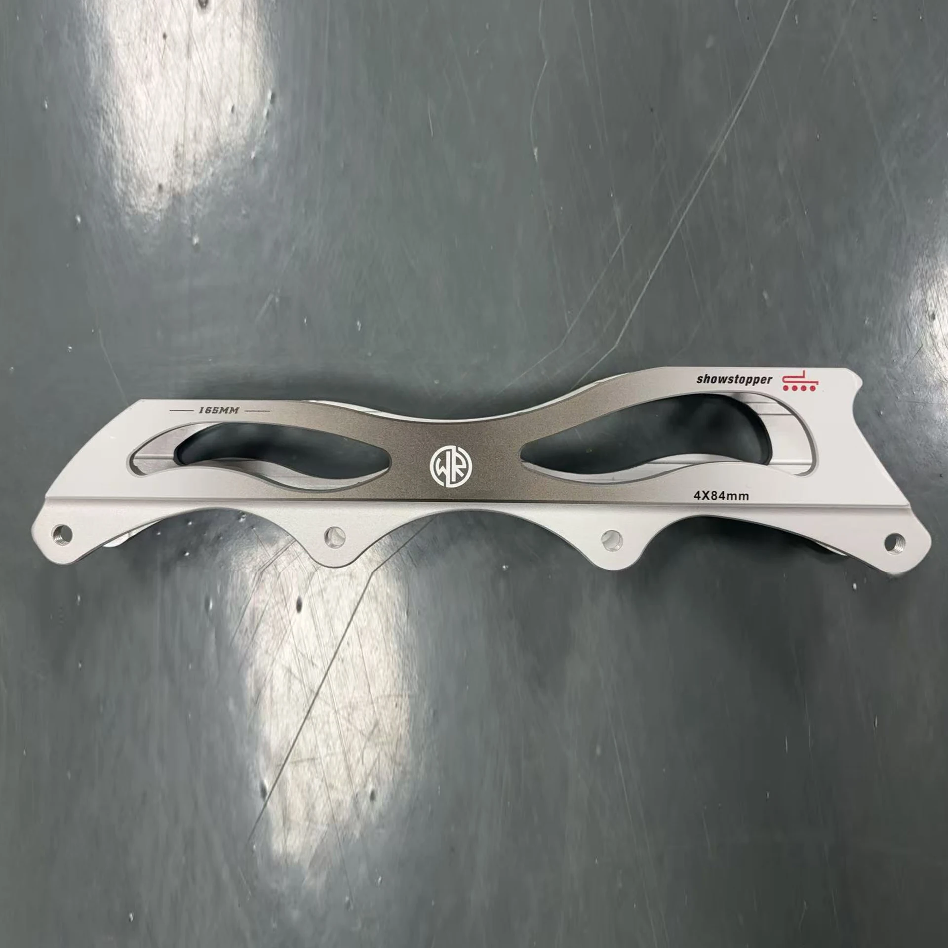 1 Pair Slalom Skate Frame 231mm 243mm Flat Frame Inline Skate Frame 4x76mm 4x80mm Skate Chassis Street Skating Frame Alloy Axles view 6