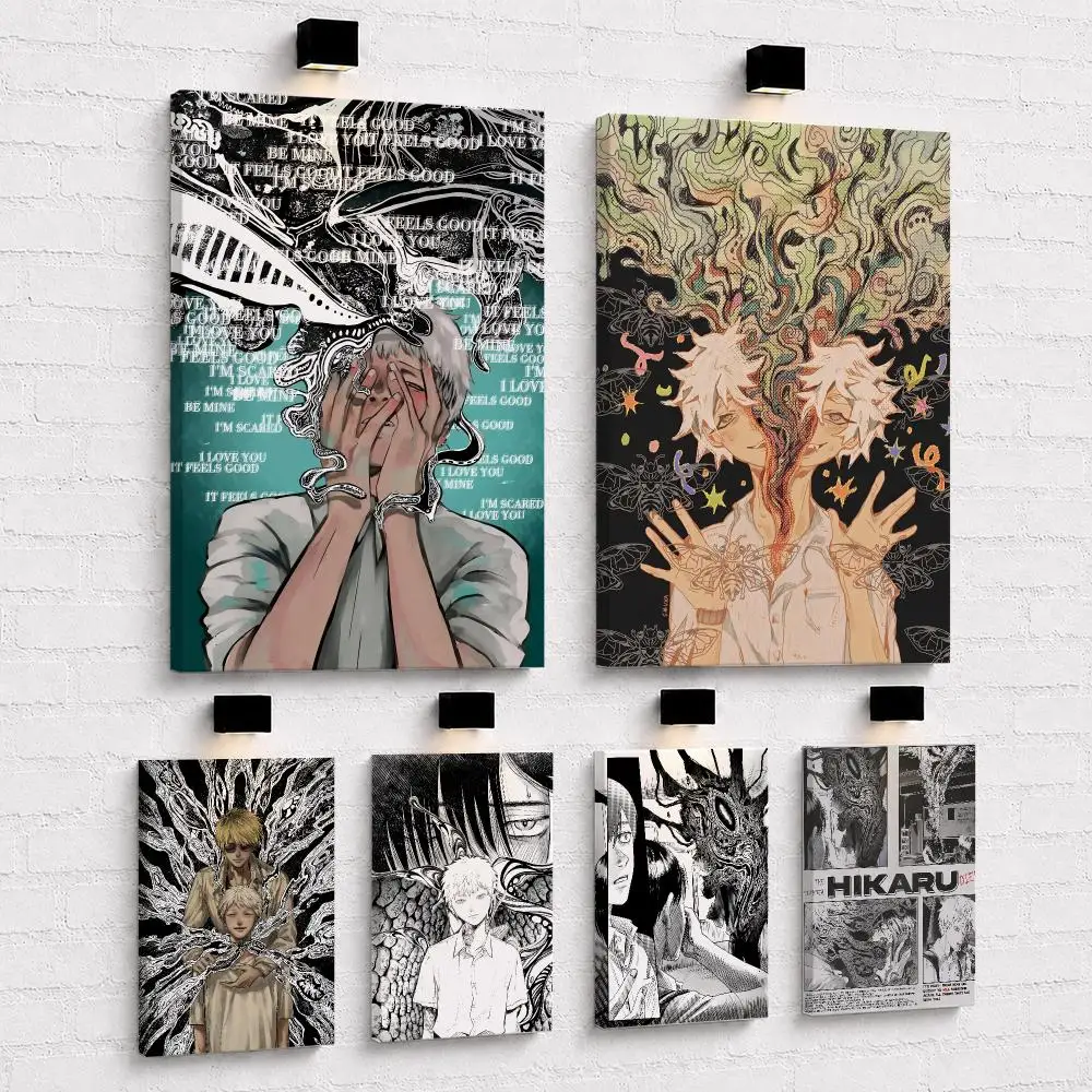 The S-summer Hikaru Died Anime Framed Wall Painting Wood Framed Wall Art Print For Bedroom Living Room Hallway Office Home Decor