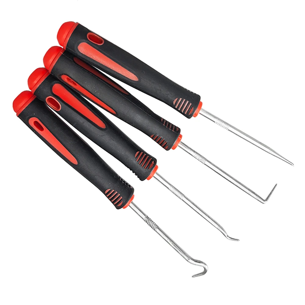 

4Pcs Oil Seal Screwdrivers Set Car Auto Vehicle O-Ring Seal Gasket Puller Remover Pick Hooks Tools Sealing Repair Tools