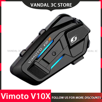 Vimoto V10x V10s V10xr Earphone Motorcycle Bluetooth Waterproof Intercom Earphone Motorbike Intercom Headset Customize Accessory