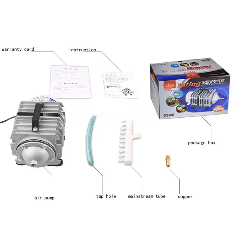 Pompa d'aria da 385 W acus-818 per macchina da taglio laser co2 di grande formato
