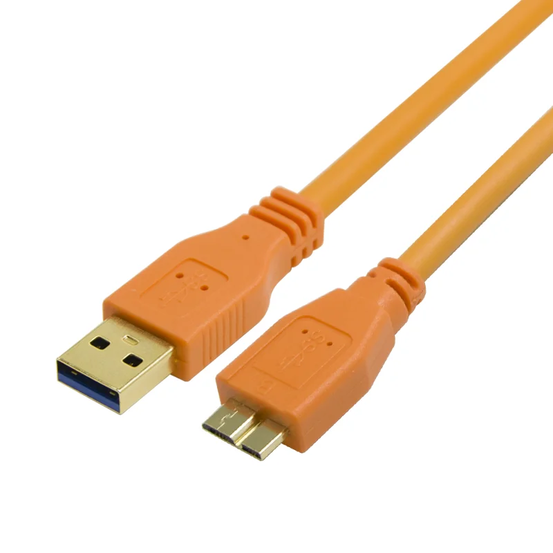 usb3.0 to micro B online shooting cable is suitable for Nikon D800 D810 D850 Canon 5Ds camera connected to computer transmission