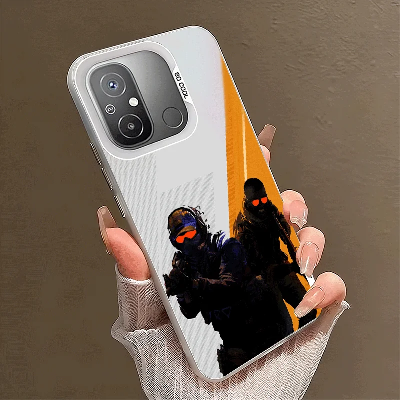 Counter Strike Cs Go Soft Phone Case for Xiaomi Redmi 15C 15 14C 13C 12C Poco X5 X6 X7 Pro X3 F8 F7 Ultra M8 13 12 Cover Back Sh