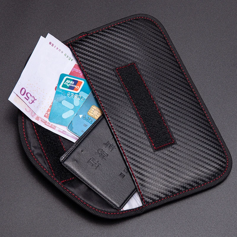 

Portable New Signal Blocking Bag Anti-Radiation Shielding Pouch Wallet Case for Cell Phone Travel Accessories Storage Bag