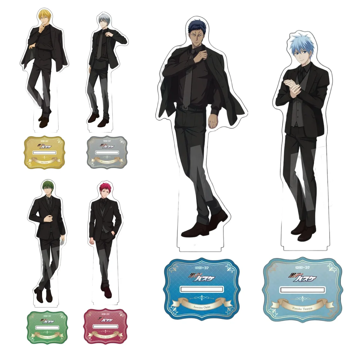 15cm Kuroko's Basketball Sports Anime Kuroko Tetsuya Acrylic Stand&Keychain HD Print Desktop Decor Gift