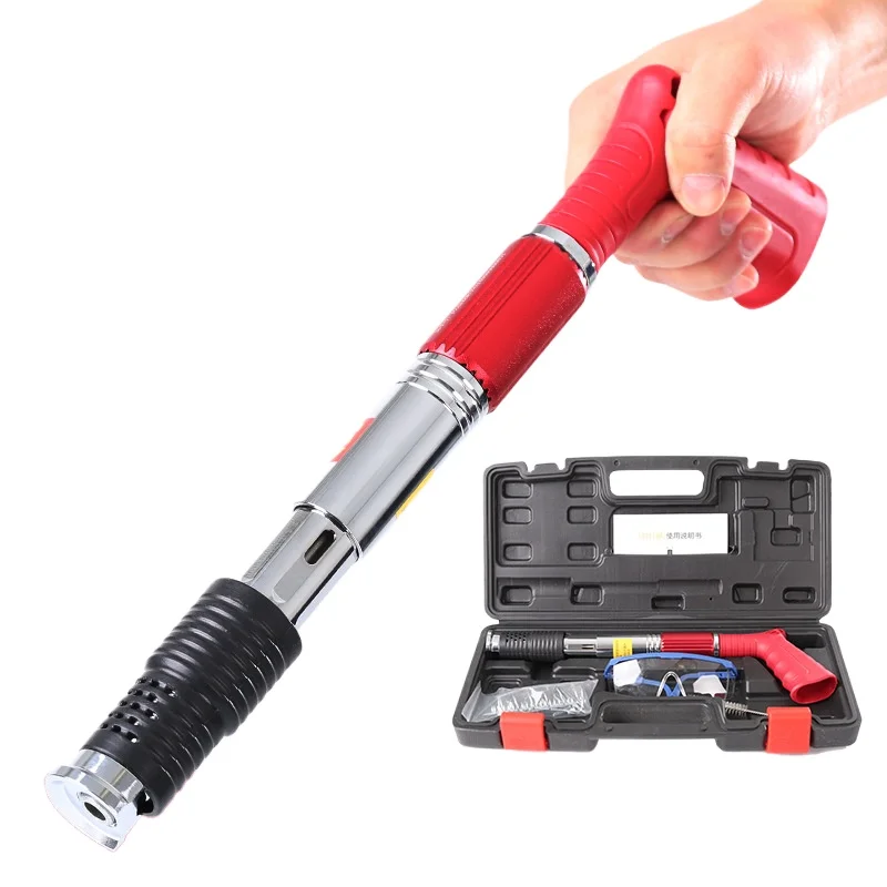 Silent nail gun for electrical and plumbing installation, carpentry ceiling work, suitable for both large and small nails