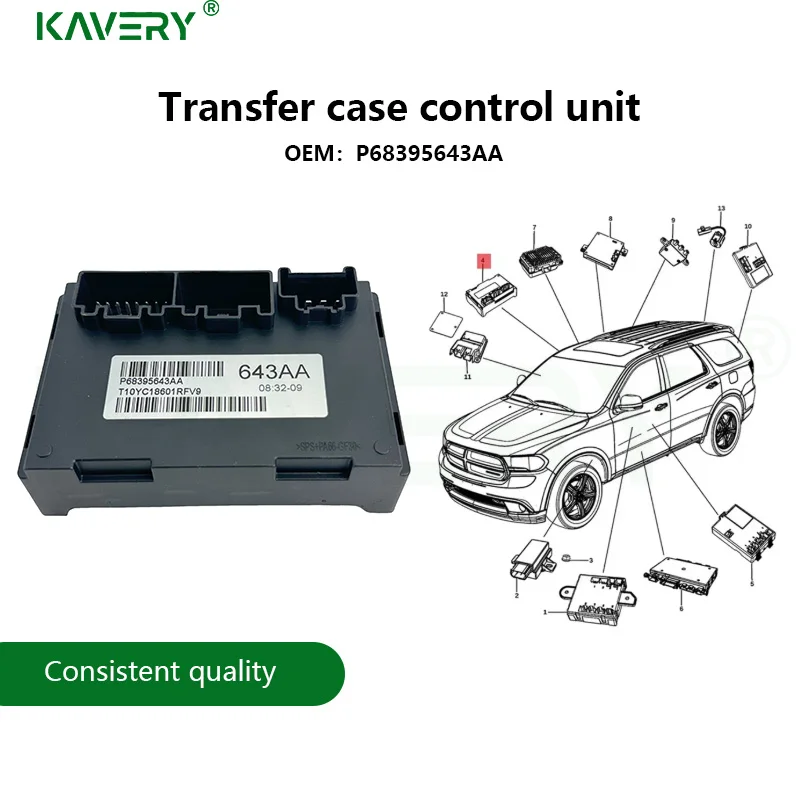 

For A03K-643AA 4WD Transfer Case Control Module Plug&Play P68395643AA For Dodge Durango Jeep Grand Cherokee 2011-2013 56029423AK