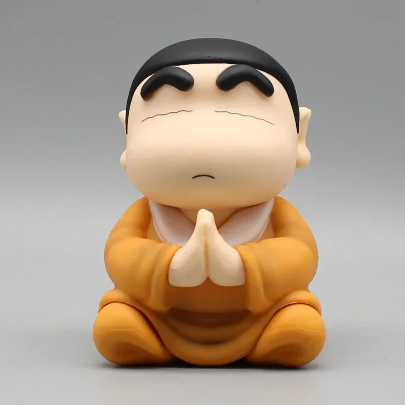 Crayon Shin-chan Cos Buddha Action Figure Anime Shin Chan Figuras Toys Kawaii Doll Collection Model GK Statue Gift for Children