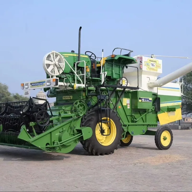 Energy Saving Wheat Combine Harvester Self Walking CE Standard Rural Farm Grain Reaping Machine Low Broken Grain Agricultural