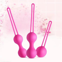 Safe Silicone Kegel Ball Exerciser Pelvic Floor Muscle Trainer Venus Ball Perinee Tighten Sex Toys for Women Vaginal Geisha