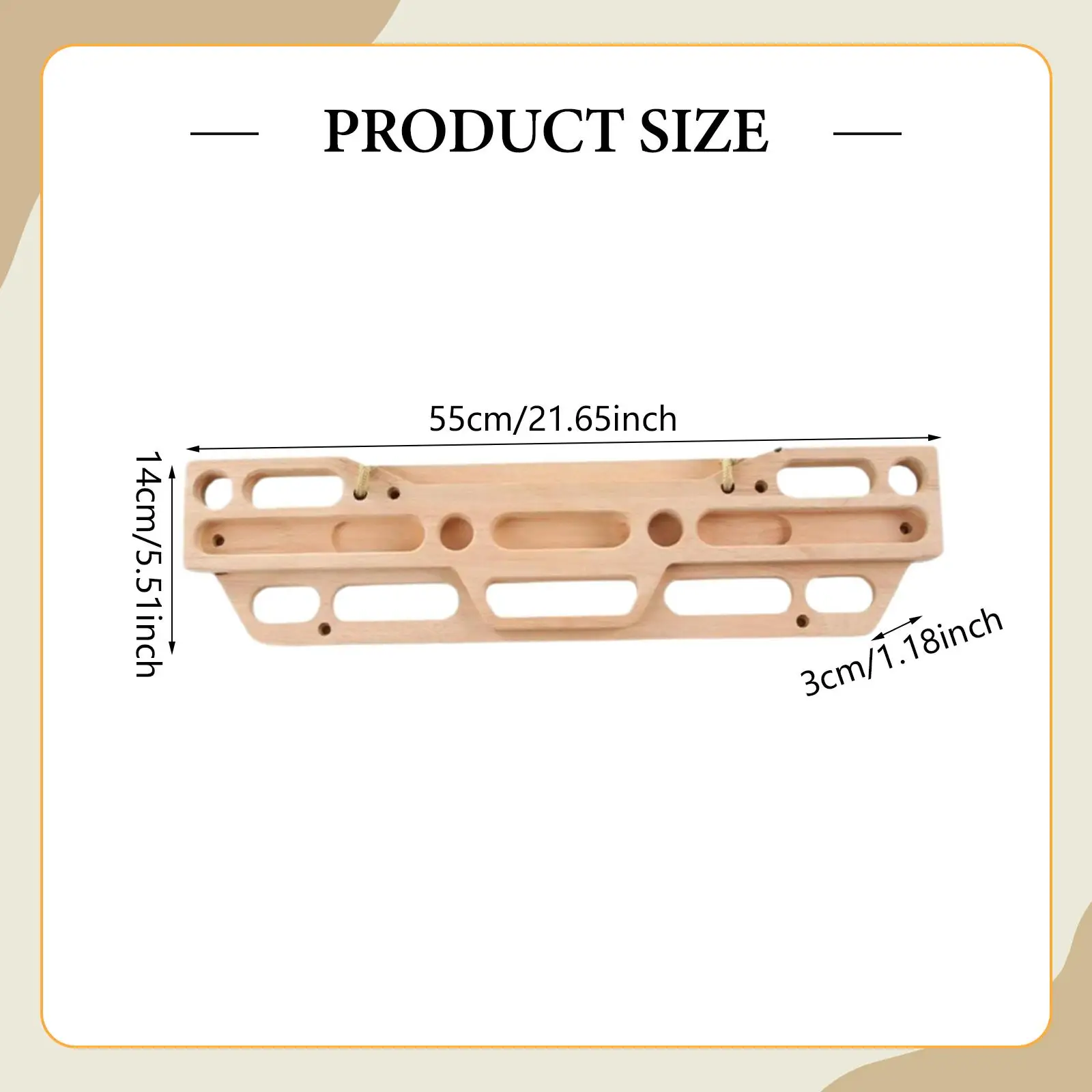 Training Climbing Hangboard Pull Up Grip Board Rock Climbing Holds for Indoor Gym Fitness Climbing Accessories