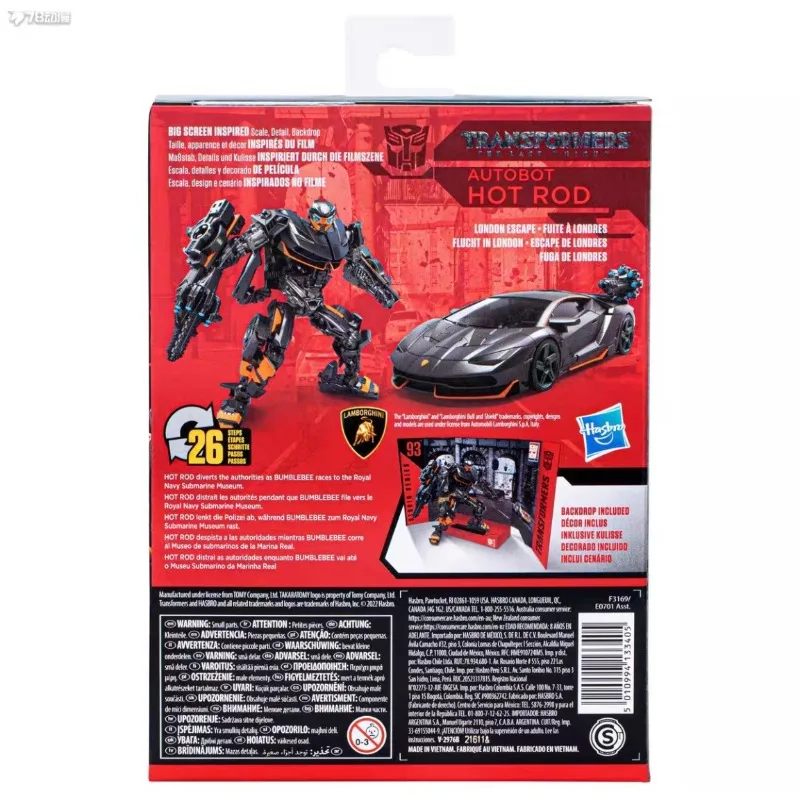New Original Hasbro TAKARA TOMY TRANSFORMERS Studio Series SS93 AUTOBOT HOT ROD Action Figure Model Gift