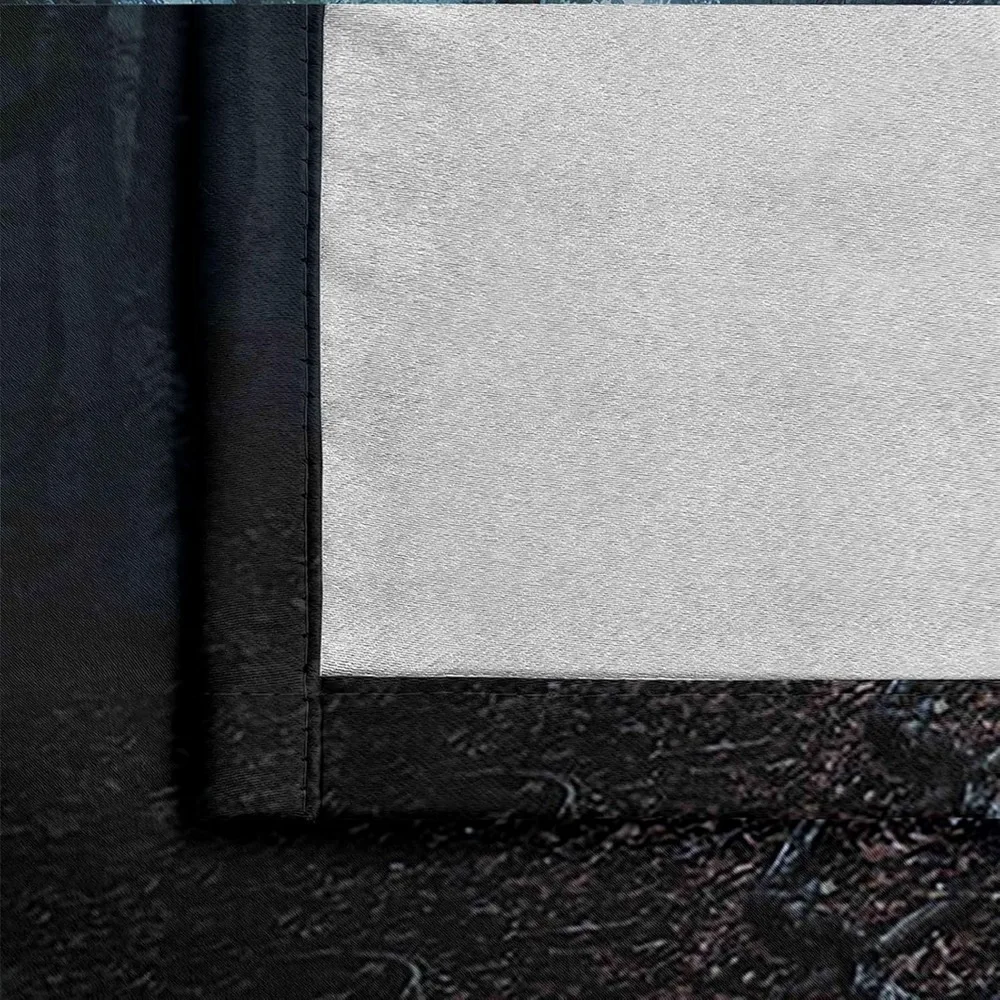 Rak buku melengkung bergaris setinggi 71 inci dengan pintu dan laci penyimpanan, lemari ruang tamu modern yang serbaguna