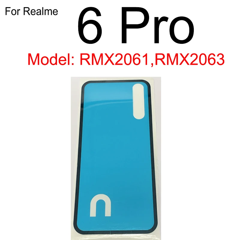 For Realme 6 Pro 7 8 9 5G 9Se V5/Q2 Back Battery Housing Cover Sticker Adhesive Adhesive Sticker Glue Replacement