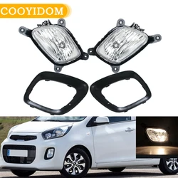 Driving Light Daytime Running Light DRL Fog Lamp Front Bumper Fog Light For Kia Picanto 2015 2016 2017 865271Y540 865281Y540