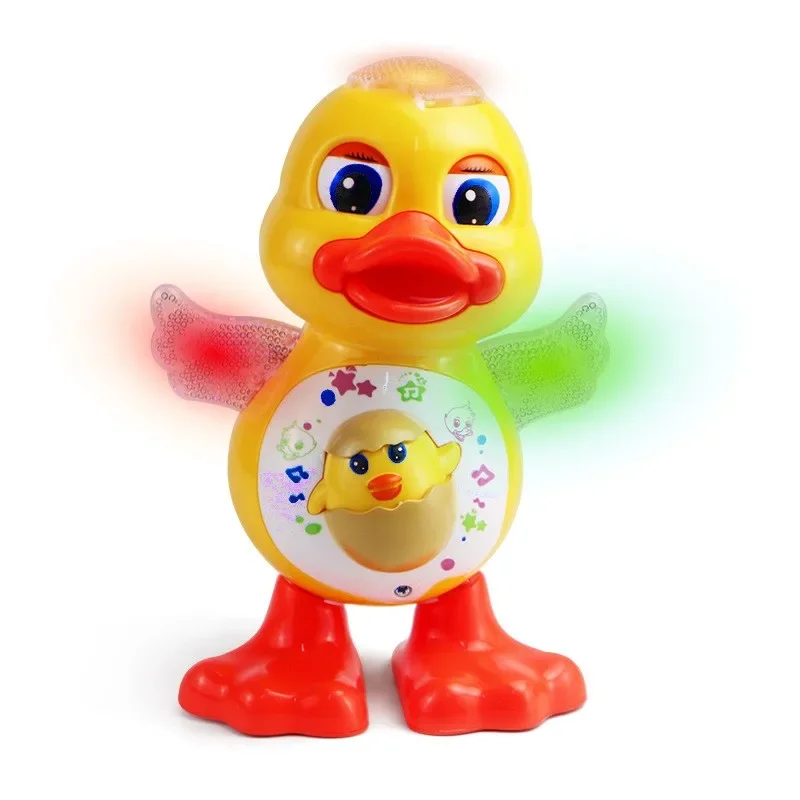 Jouet de canard dansant électrique, Animal Musical interactif avec lumières clignotantes, cadeau éducatif pour enfants