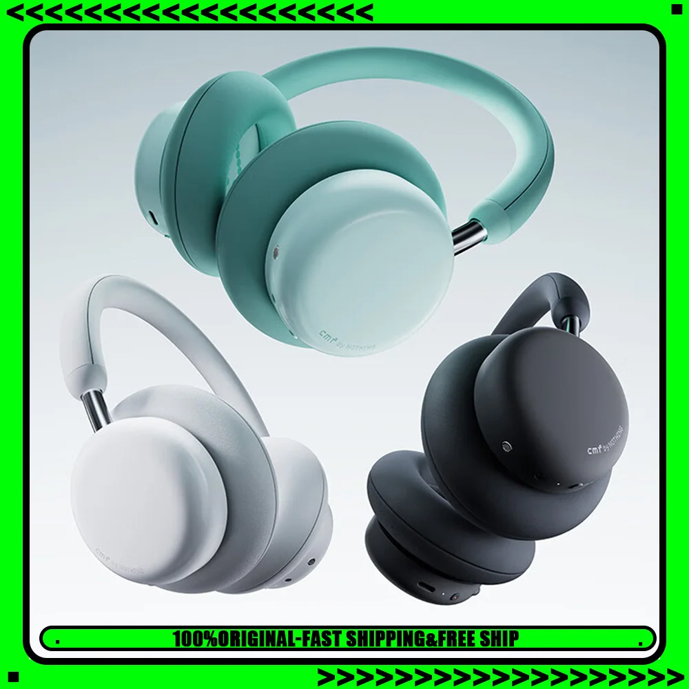 CMF Headphone Pro الإصدار العالمي يصل عمر البطارية لمدة 100 ساعة كتل ANC ما يصل إلى 99% خصم وسائد الأذن القابلة للتبديل بالضوضاء #1