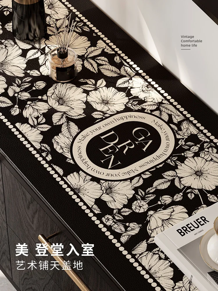 Light Luxury Side Cabinet Table Mat Oil-proof Waterproof Washless TV Cabinet Shoe Cabinet Countertop Protective Mat Cover