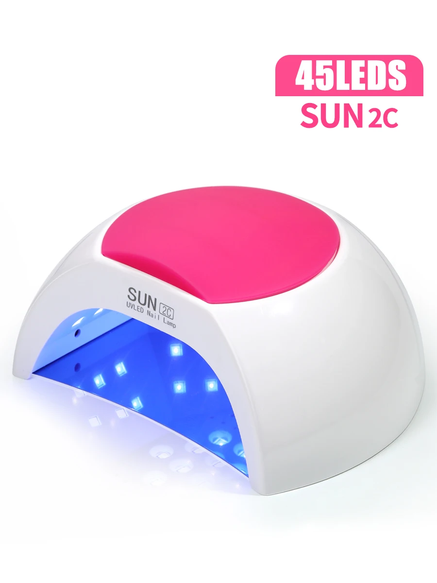 Sun2C 48W UV-licht voor nagels UV LED-nagellamp met 4 timerinstellingen Uitharding Compatibel met alle gelpolish Nail Art-geldroger - afbeelding 2
