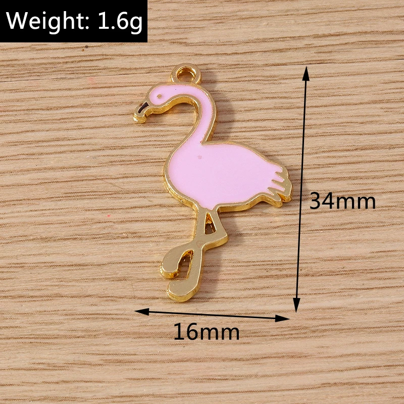 10 stücke Cartoon Tier Charms Emaille Katze Kaninchen Panda Charms Anhänger für Schmuck machen Tropfen Ohrringe Halskette DIY Handwerk liefert – Detail 15