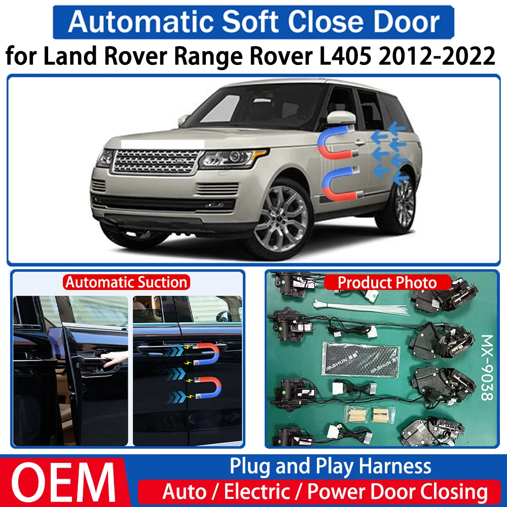 for Land Rover Range Rover L405 2012-2022 Car OEM Automatic Soft Close Door Electric Suction Kit Auto Power Closing System