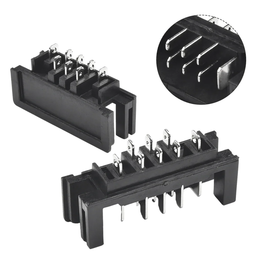 Terminal de conector de cargador de batería de iones de litio DCB112, Terminal de conector de cargador de batería de iones de litio para reparación y montaje de batería, 2 uds.