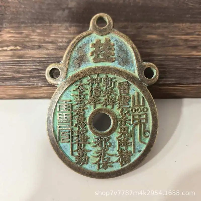 Brass crafts fortune-bringing mountain spirit hanging ornament for home living room decoration