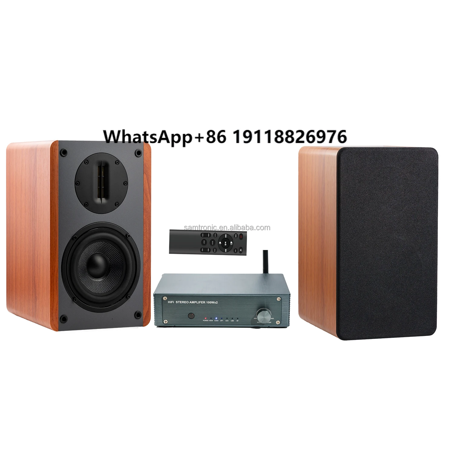 

Passive 2 Way Bookshelf Speakers with Preinstalled Wall Mount Bracket- 5.25inch Woofer and Ribbon Tweeter Plus Amplifier Kit