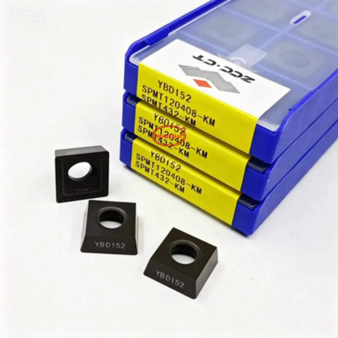 

ZCC.CT SPMT120408-KM YBD152 Carbide Inserts SPMT Milling Insert