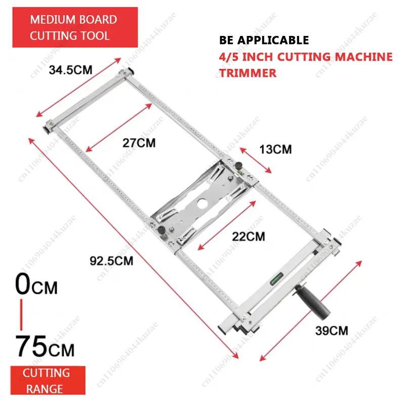 Woodworking Edge Guide Positioning Tool for Circular Saw & Trimmer, Cutting Board Locator