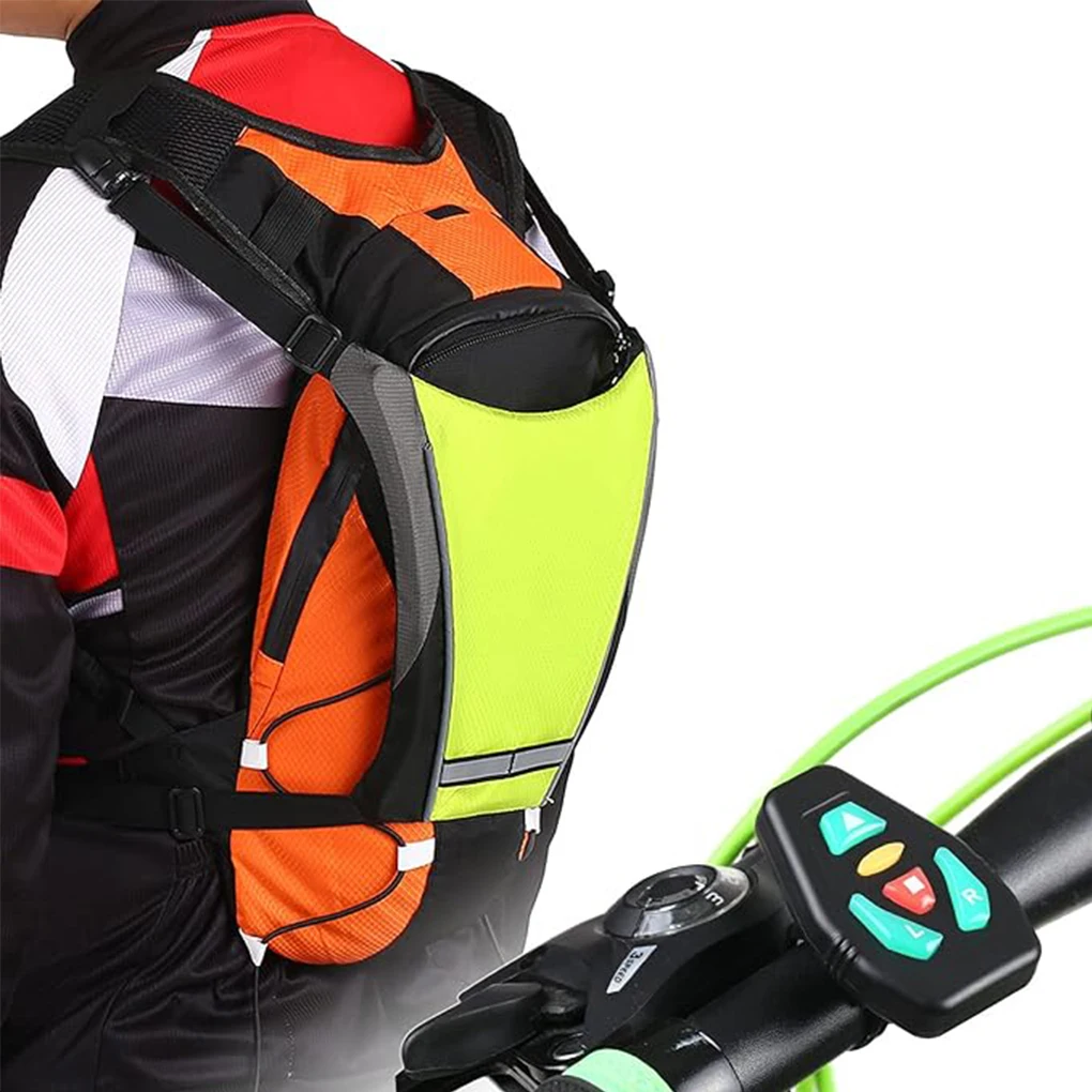 Stay Safe On Bike With Indicator Bicycle Package Mounting Clip Rechargeable 4 LED Signals
