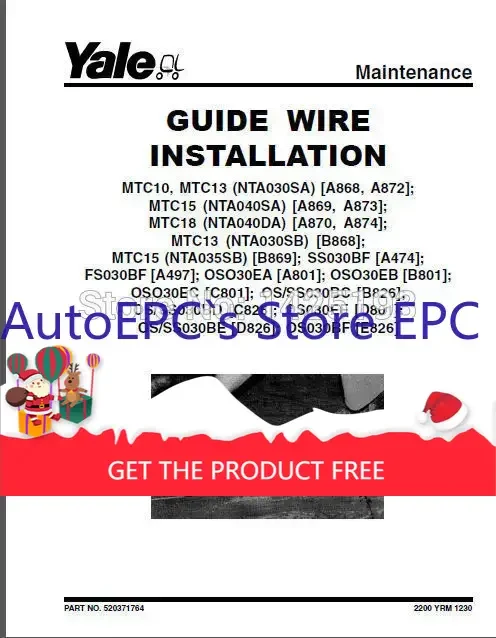 

Руководства по ремонту New Yale AutoEPC PDF 2019, США