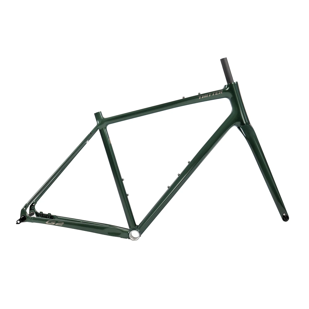 

TWITTER новый G2 алюминий700*45C с карбоновой вилкой, скрытый кабель, проводка 45 см/48 см/51 см/54 см, дисковый тормоз, 12*142 мм, гравийная велосипедная рама