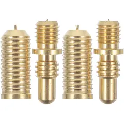 2 Sets Cues Cue Extension Rod Joint Screws Billiard Cue Connecting Screws Heavy Duty Tip Inserting Screws Hardware