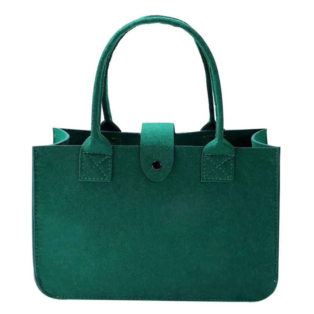 

Высококачественная складная большая сумка, большая вместительная однотонная фетровая сумка, органайзер для хранения из фетровой ткани, универсальная сумка-тоут для пляжа