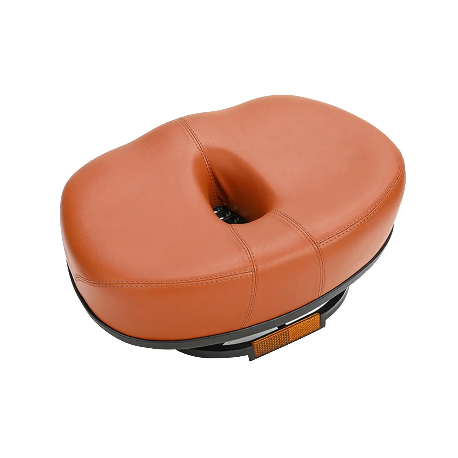 Bicycle Seat for Men Women Soft Wide Bike Saddle Seat Big Butt Comfort Bike Seat Cushion Bicycle Saddle No Nose for Folding Bike